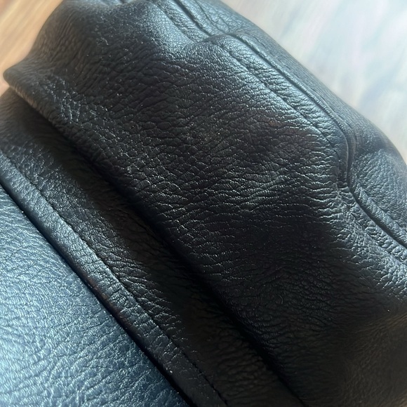 Leather newsboy cap - Picture 3 of 6